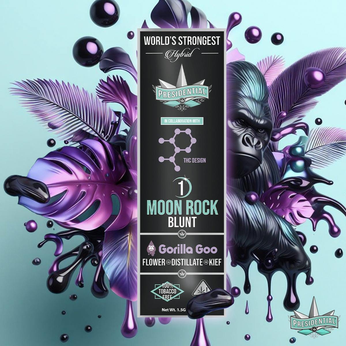 Gorilla Goo Blunt 1.5g - Presidential -  - $18 - Pre-Rolls