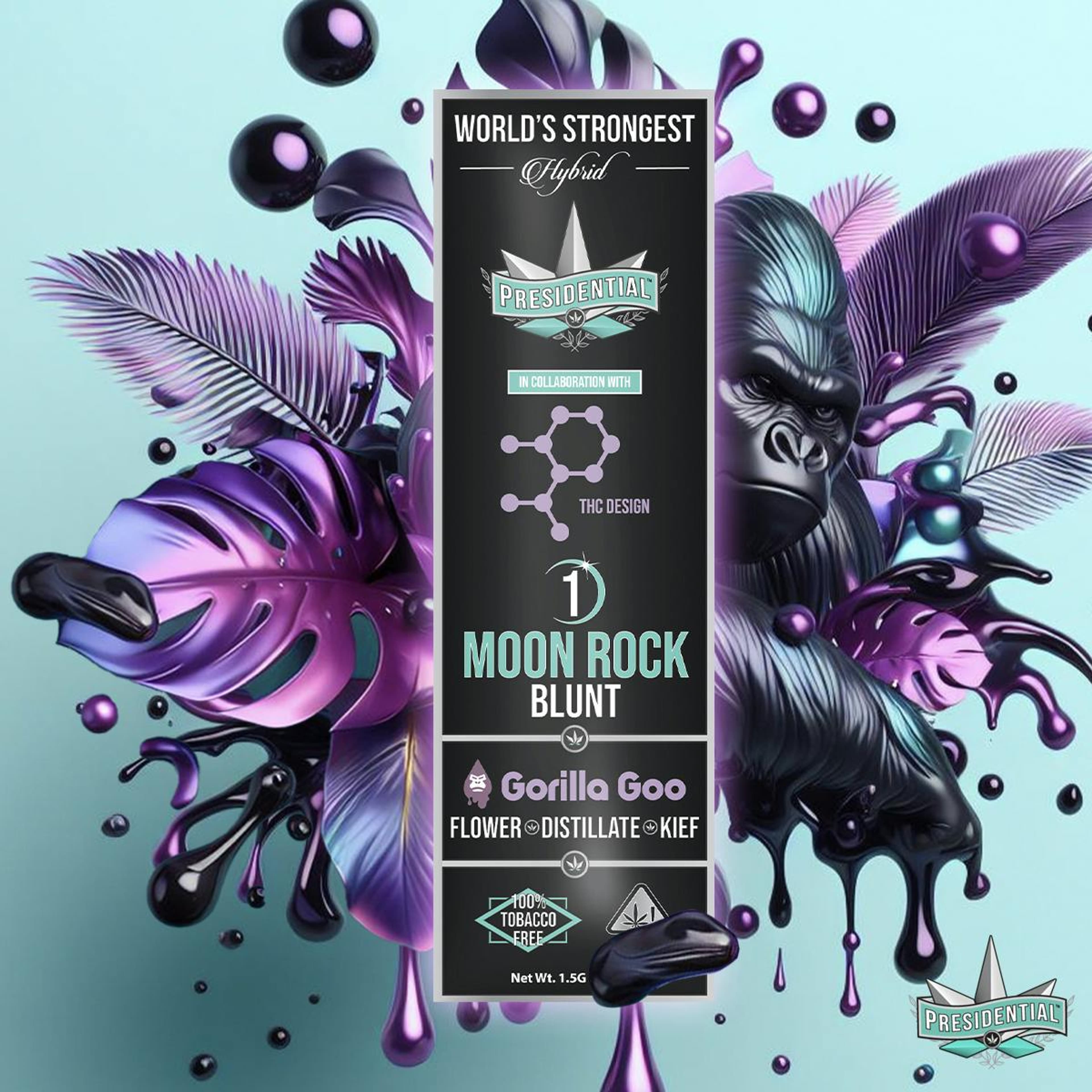 Gorilla Goo Blunt 1.5g - Presidential - - $18 - Pre-Rolls