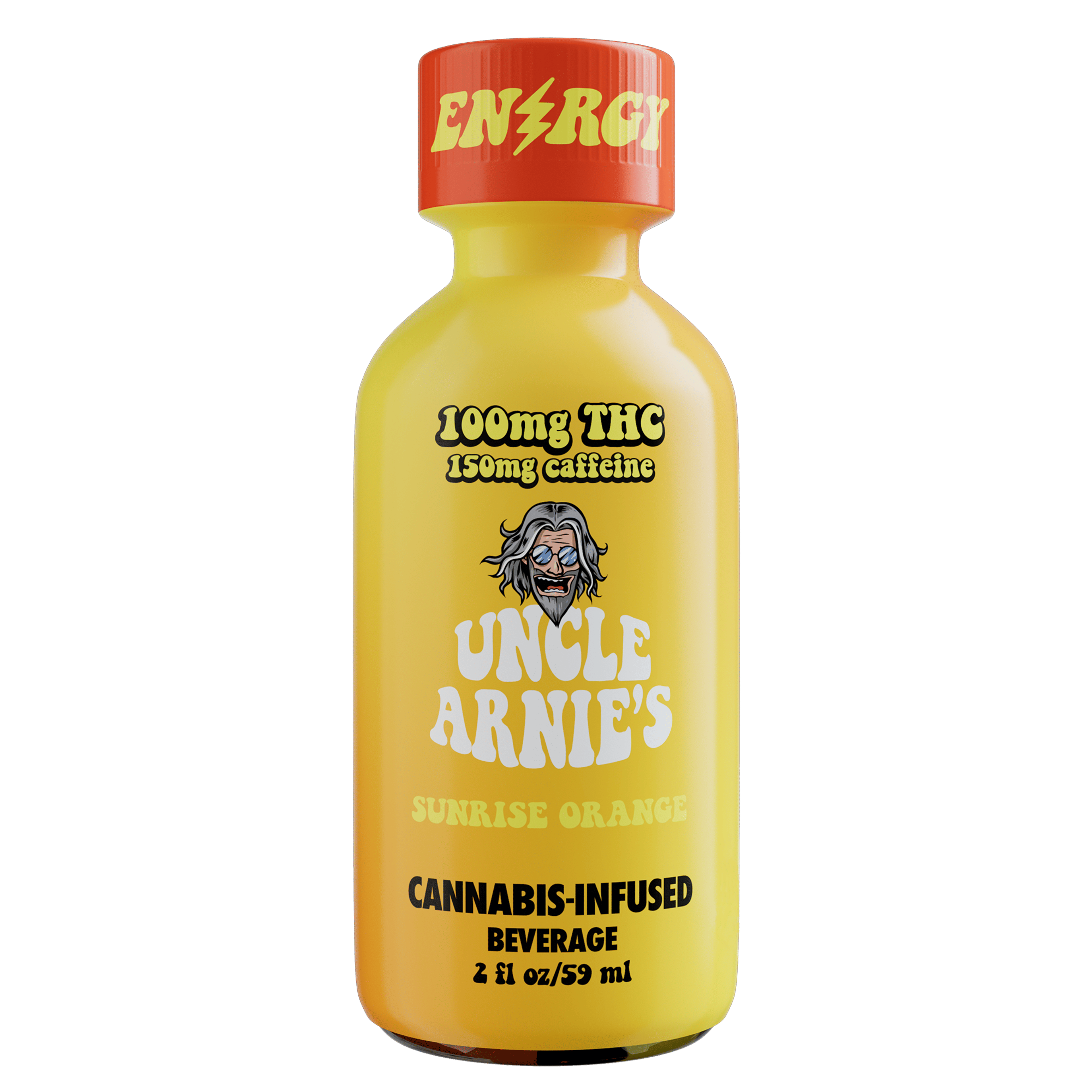 Sunrise Orange with Caffeine 100mg 2oz - uncle arnies - - $8 - Edibles