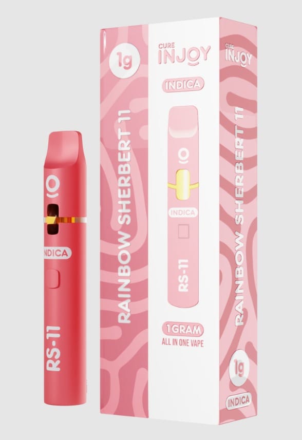 Rainbow Sherbert 11 - 1G All-In-One - Cure Injoy - Rainbow Sherbert 11 (I) - $22 - Cartridges