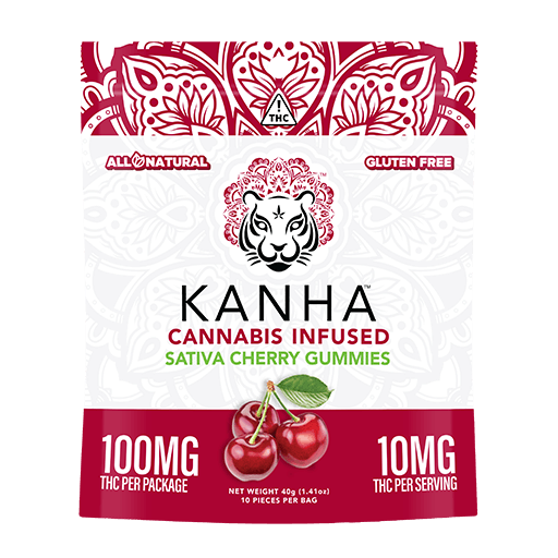 Cherry Gummies - Kanha - 10 Gummies - $18.99 - Edibles