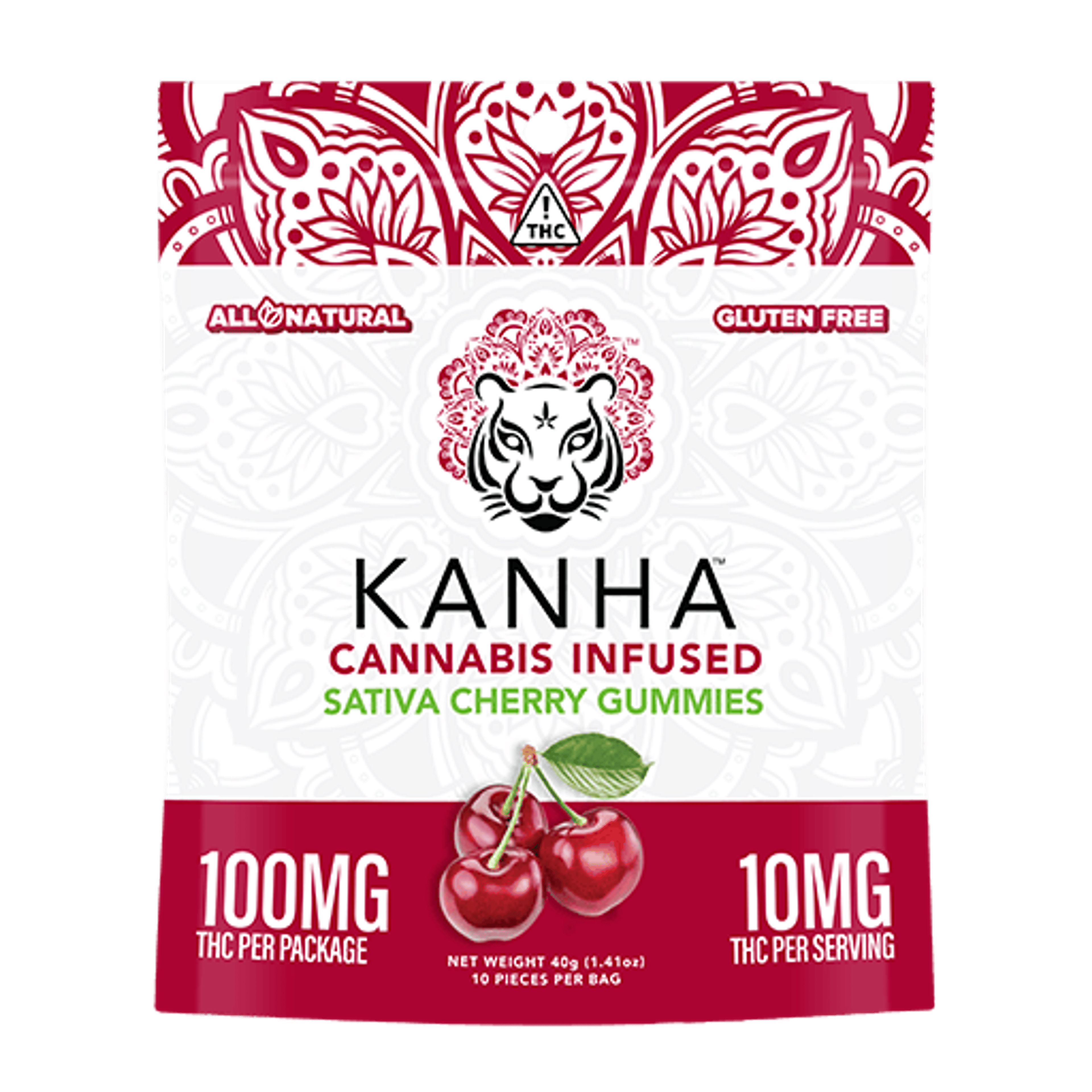 Cherry Gummies - Kanha - 10 Gummies - $18.99 - Edibles