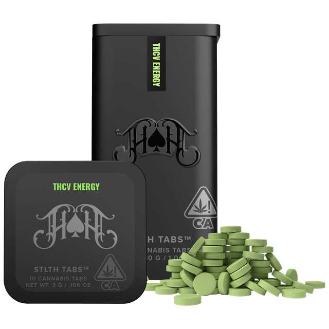 Lights On THCV Energy Stlth Tabs | Sativa/W 2500mg Caffeine (100 count)