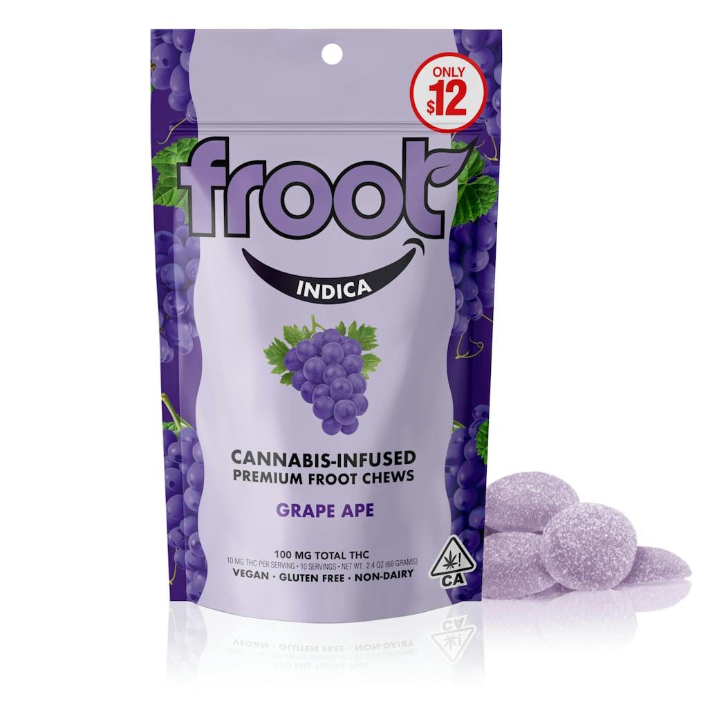 Grape Ape -  100mg - Froot - Grape Ape - $12 - Gummies