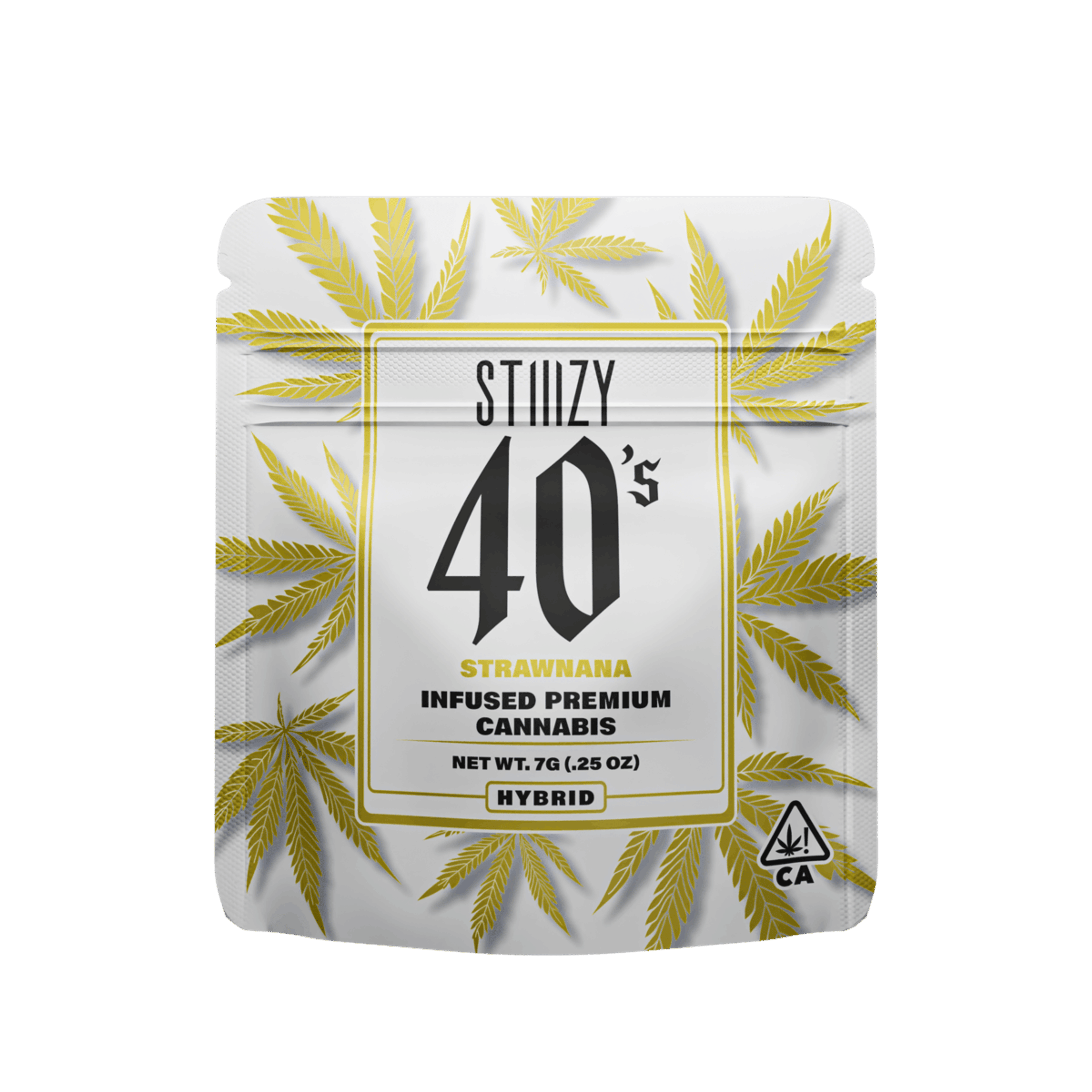 STIIIZY 40's | 7g - Strawnana - Infused Flower - Hybrid - STIIIZY - - $35.25 - Flowers