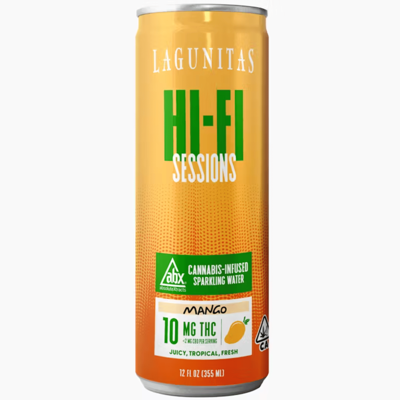 Absolute Xtracts — Hi-fi Hops Mango Sparkling Water