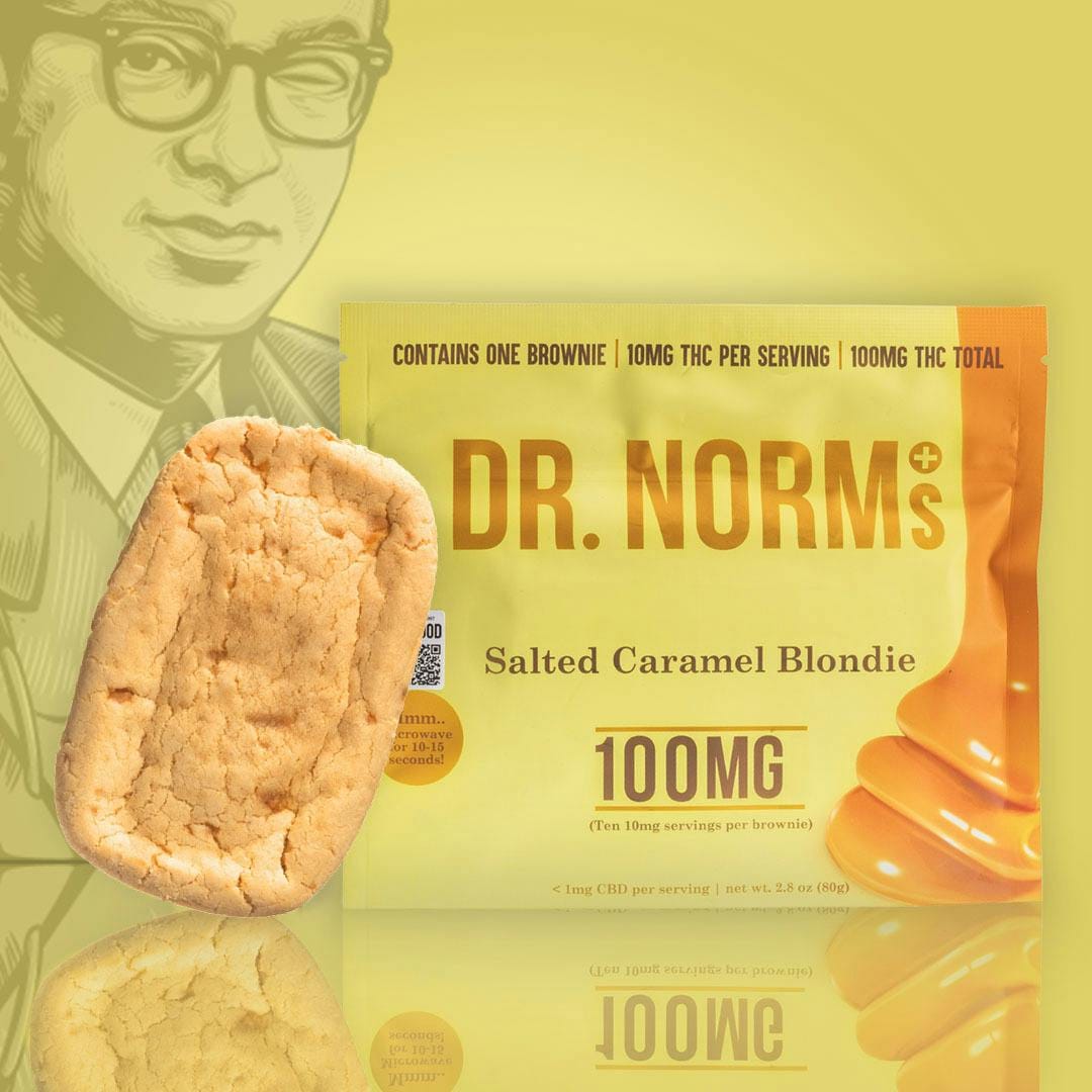Salted Caramel Blondie 100mg - Dr. Norm's -  - $17.50 - Edibles