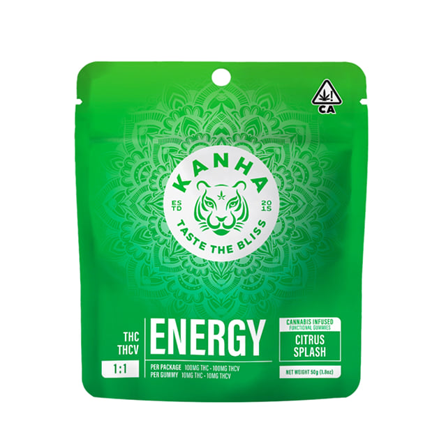 Energy citrus splash THCV nano gummies 100mg