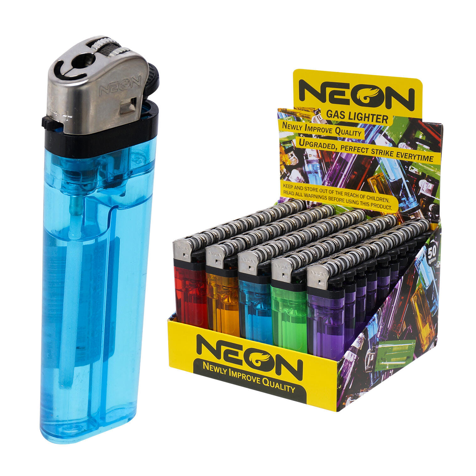 Neon Gas Lighter - Lighter - Lighter - $3 - Accessories