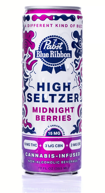 Pabst: Pbr Midnight Berries Cannabis Seltzer