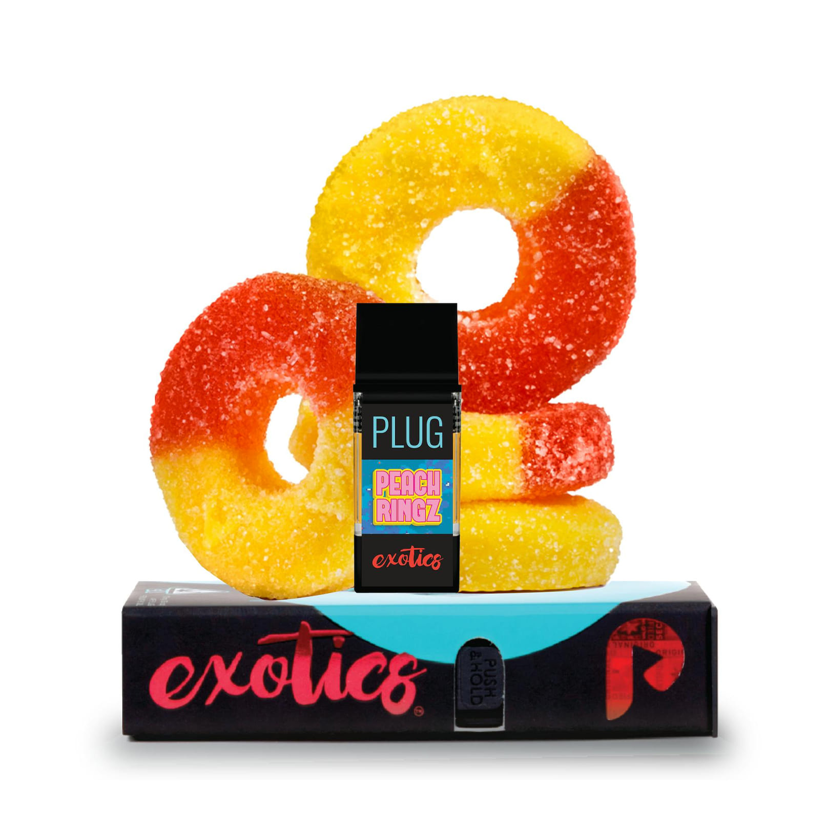 Peach Ringz (H) Exotics 1g *SPECIAL PRICING* - PlugPlay - Peach Ringz (H) Exotics - $35 - Vape Cartridge