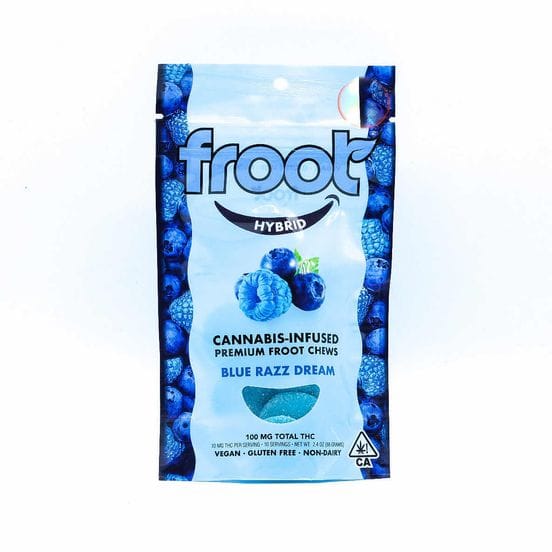Blue Razz Dream 100mg 10ct Gummies - Froot -  - $6.60 - Edibles