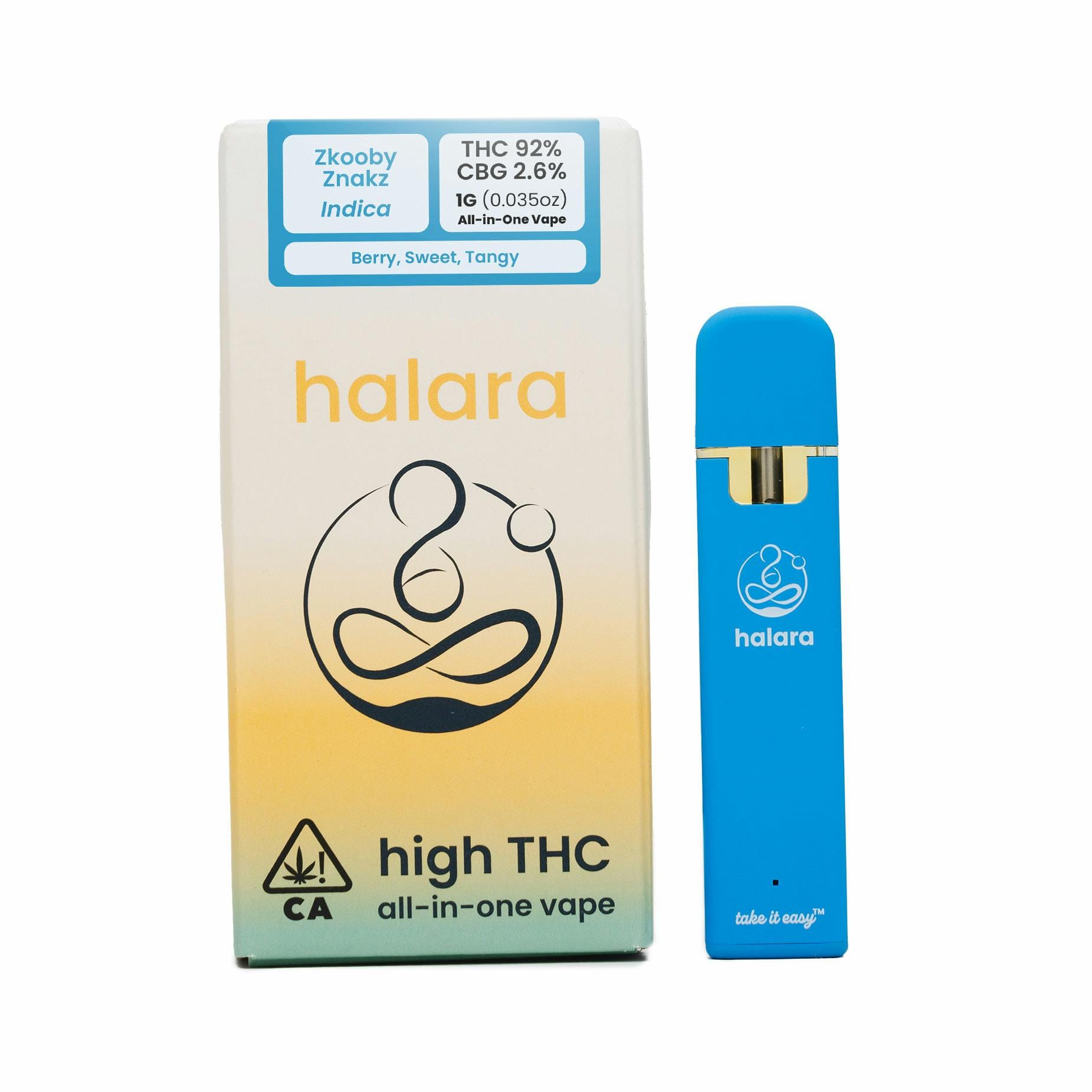 ZKOOBY ZNACKS 1G DISP - Halara -  - $22 - Vape Cartridge