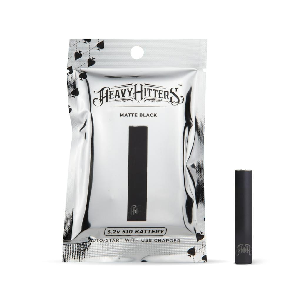 Buttonless Matte Black - 510 Thread Battery - Heavy Hitters - Battery - $20 - Batteries