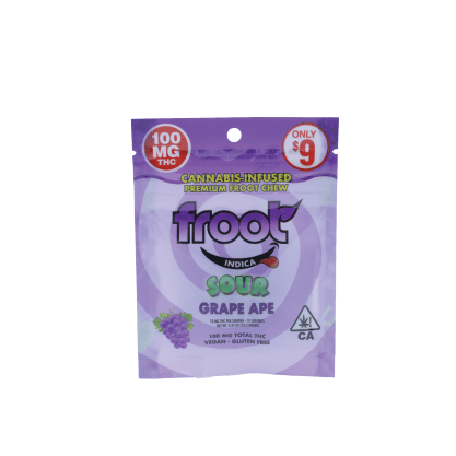 Sour Grape 100mg Gummy - Froot -  - $5.77 - Edibles