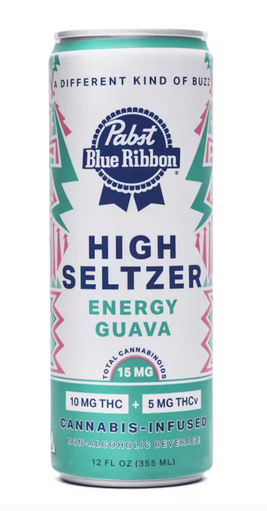 Pabst — PBR Daytime Guava Infused High Seltzer - Single Can 15mg