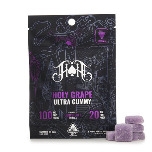 Holy Grape Ultra Pure THC Gummies 100mg - Heavy Hitters -  - $15.30 - Edibles