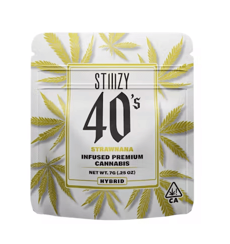STIIIZY - Infused Strawnana 40s Smalls 7g - Stiiizy - STIIIZY - Infused Strawnana 40s Smalls 7g - $55 - Flower