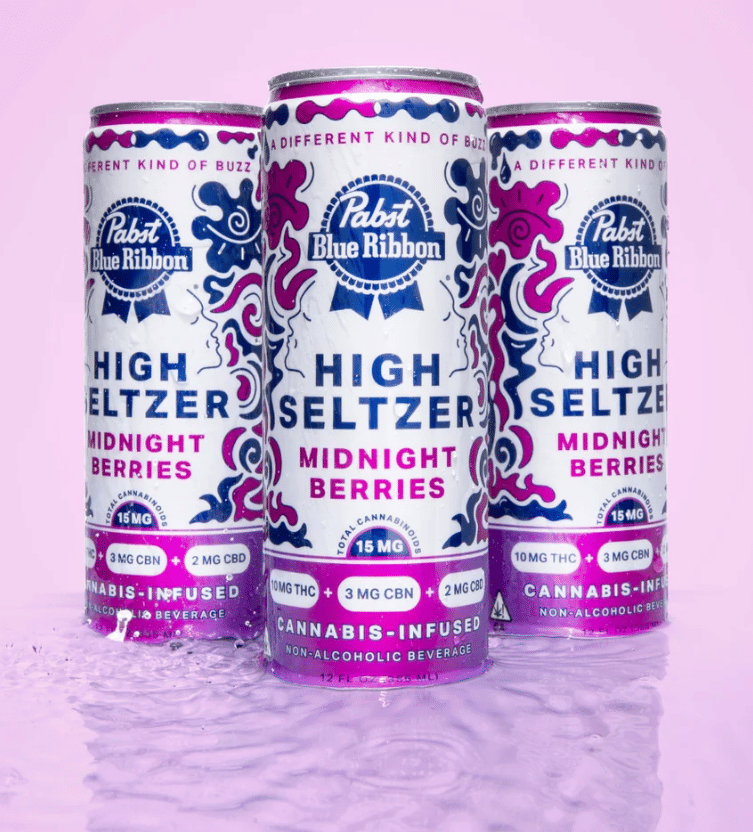 Pabst Blue Ribbon: High Midnight Berries Seltzer
