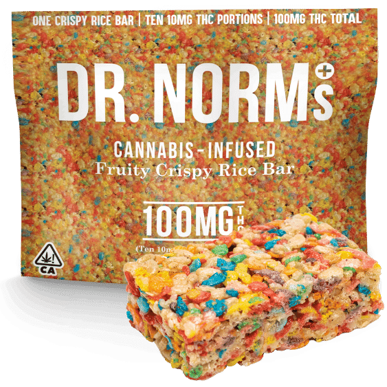 DR. NORM'S: Norms - Fruity Pebbles Rice Krispy Treat