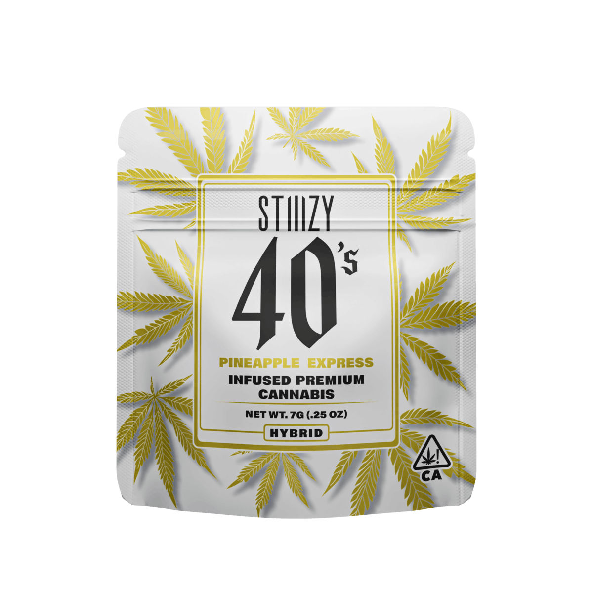 STIIIZY 40's | 7g - Pineapple Express - Infused Flower - Hybrid - STIIIZY -  - $35.25 - Flowers