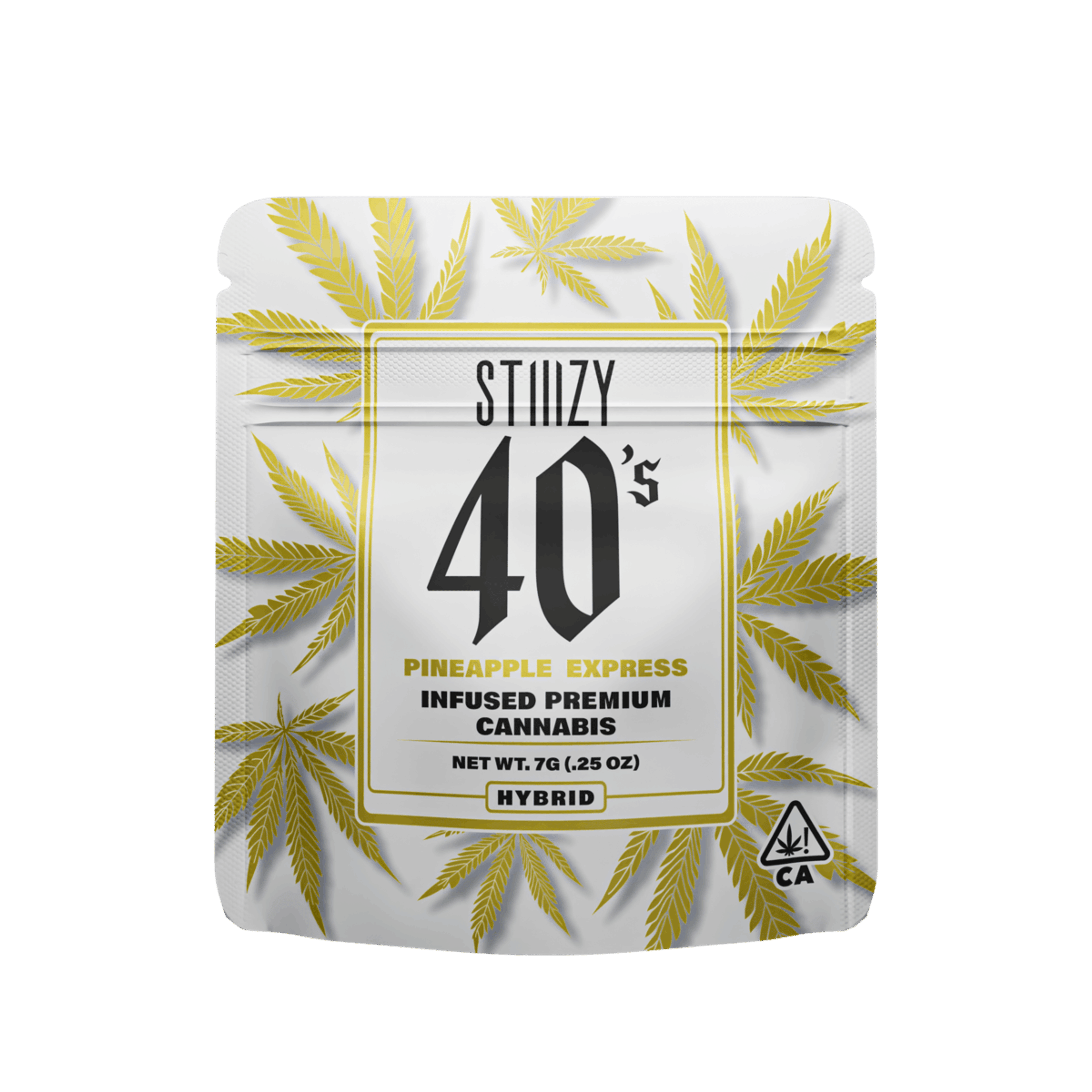 STIIIZY 40's | 7g - Pineapple Express - Infused Flower - Hybrid - STIIIZY - - $35.25 - Flowers