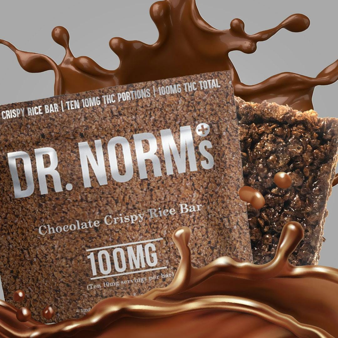 Chocolate Crispy Rice Bar 100mg - Dr. Norms -  - $13.50 - Edible