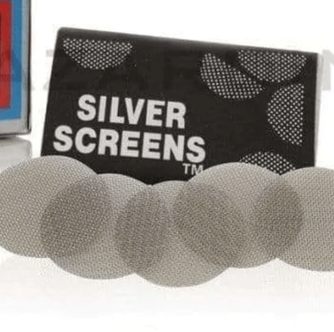 Silver Pipe Screens (5pk) - Glass and Accessories -  - $1 - Paraphernalia