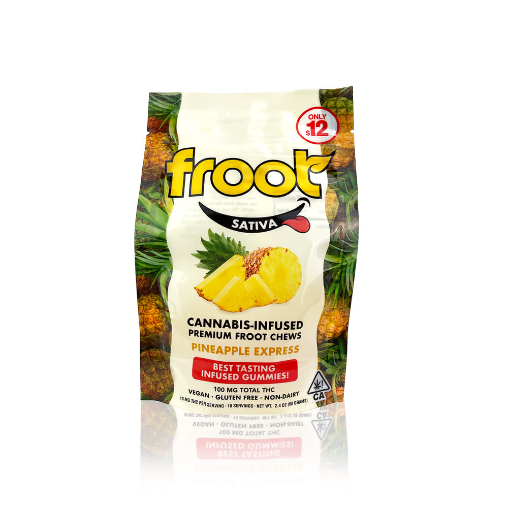 Pineapple Express 100mg 10ct Gummies - Froot -  - $6.60 - Edibles