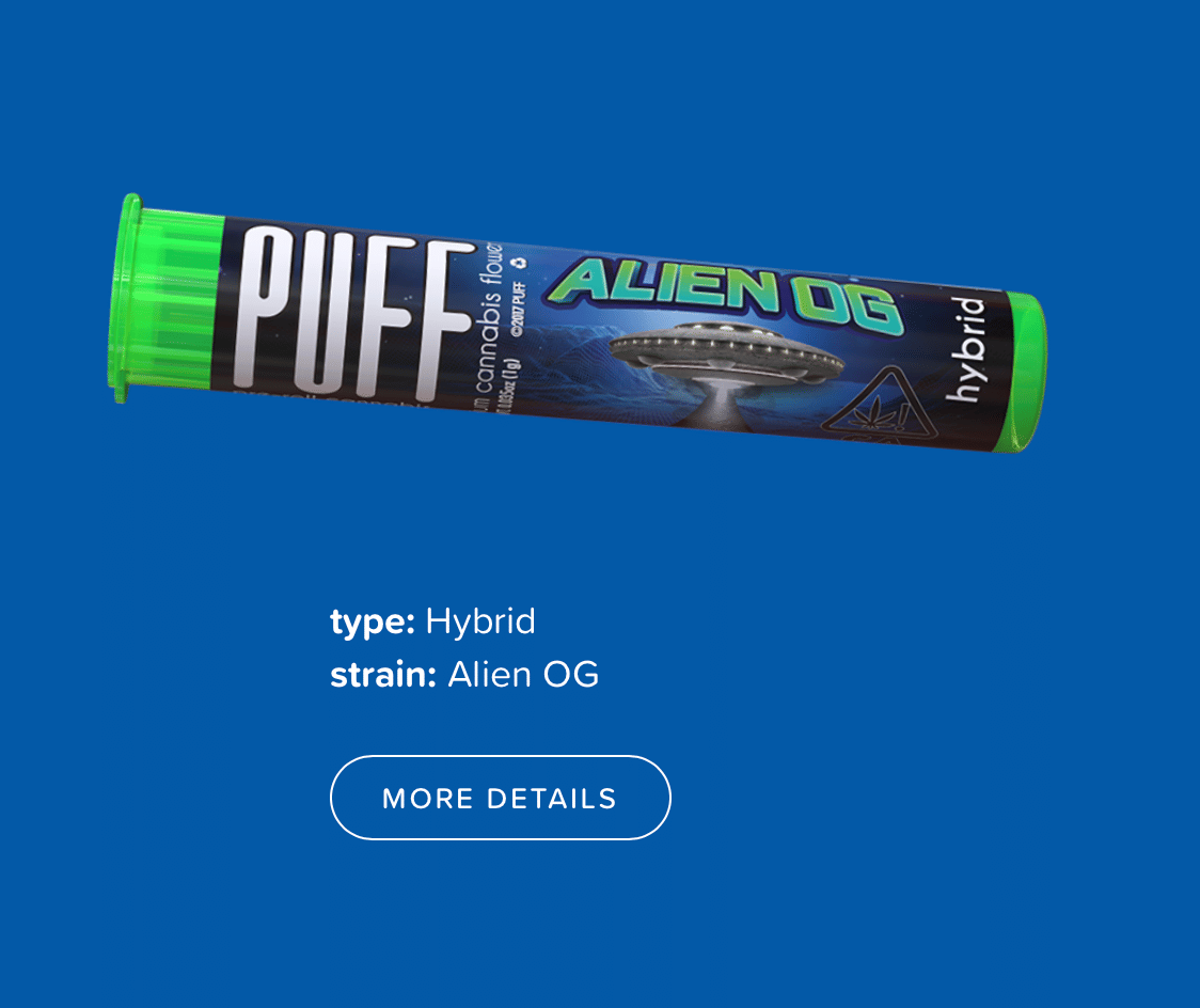 Alien OG Preroll 1g - PUFF -  - $7 - Pre-Rolls