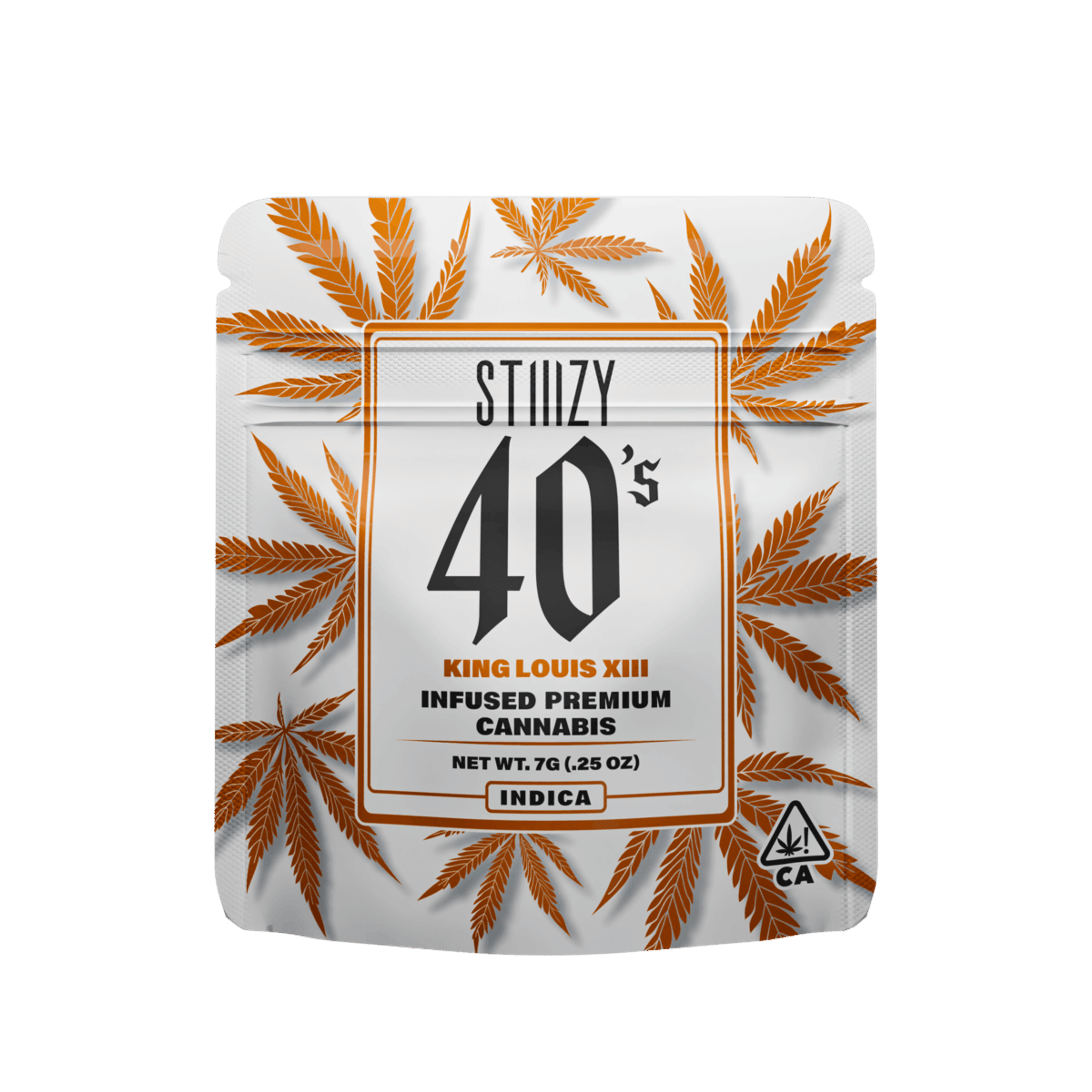 STIIIZY 40's | 7g - King Louis XIII - Infused Flower - Indica - STIIIZY - - $35.25 - Flowers