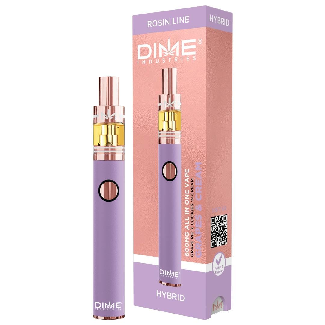 Dime Industries Rosin | 600mg - Grapes & Cream - Disposable - Hybrid - Dime Industries -  - $46 - All-In-Ones