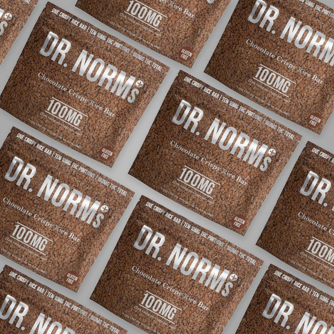 Chocolate Crispy Rice Bar 100mg - Dr. Norms -  - $13.50 - Edible
