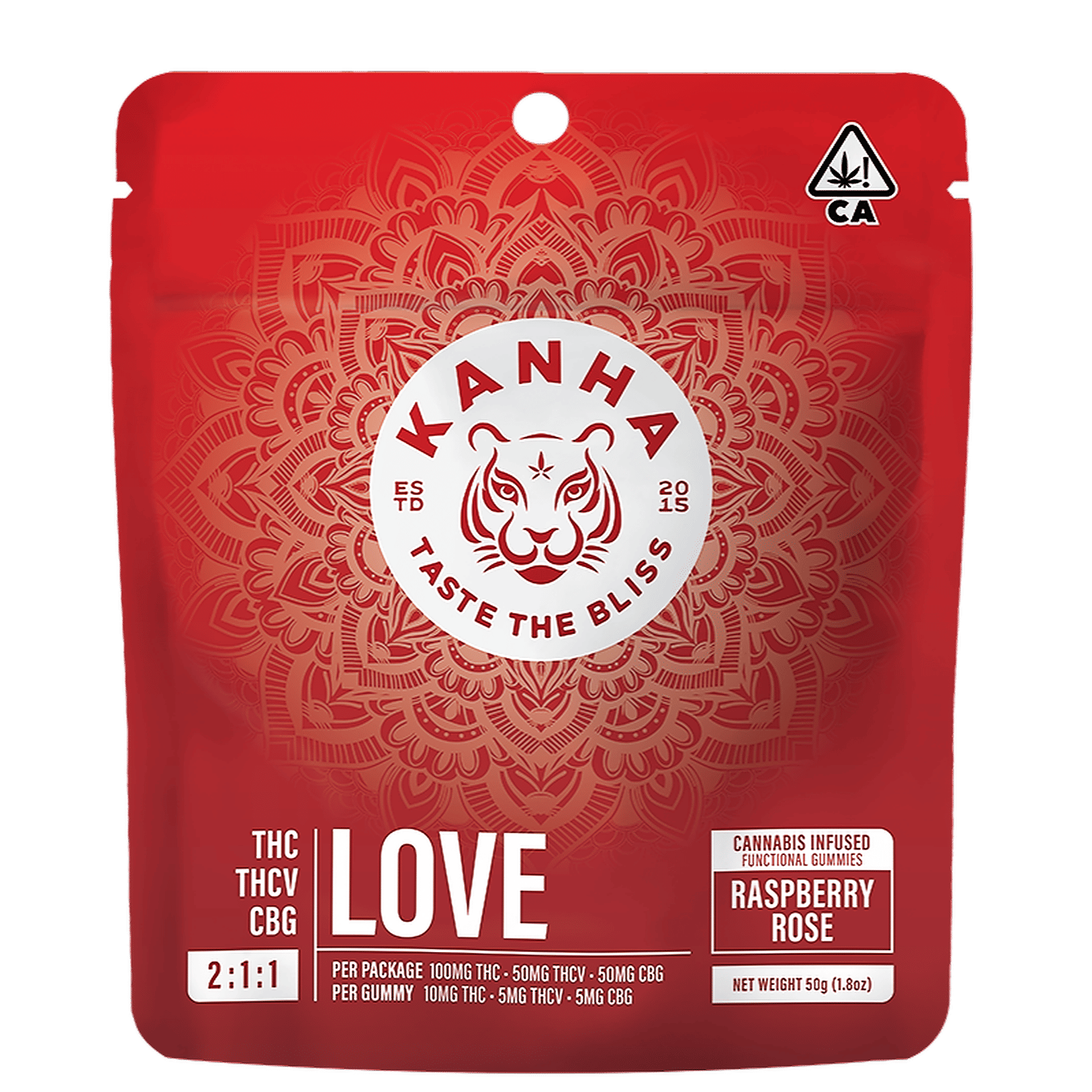 LOVE Nano 2:1:1 Raspberry Rose - Kanha -  - $20.05 - Edibles