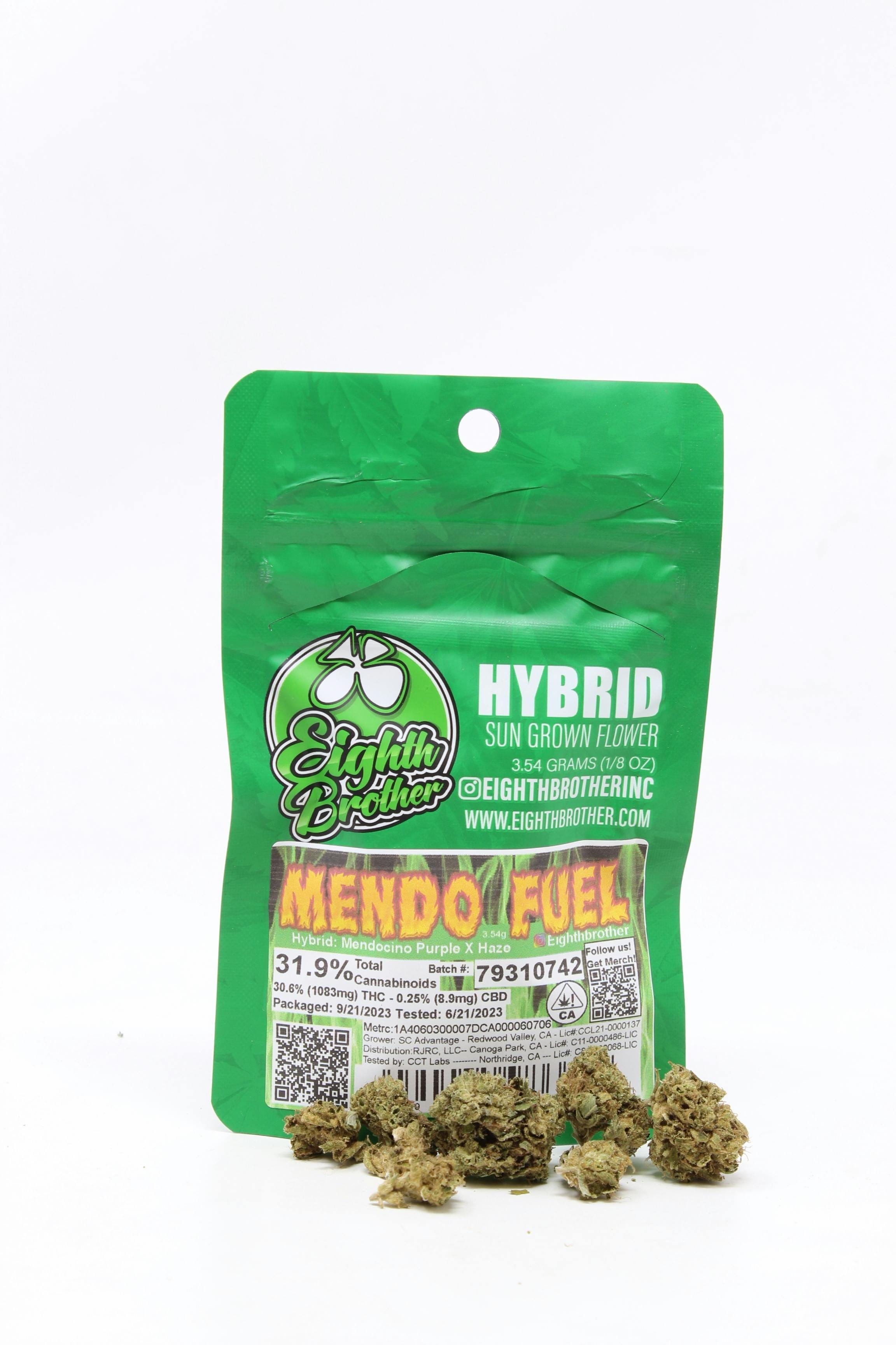 Mendo Fuel (3.54g - 1/8 oz) - Eighth Brother -  - $8.75 - Flowers