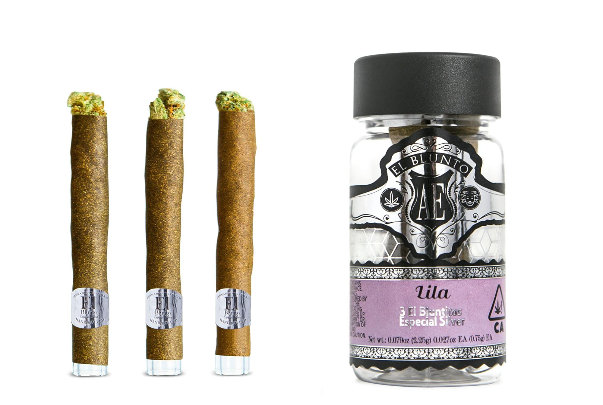 Lila - 2.25g 3 Mini Blunt Pack - El Blunto - .75g 3 Pack Sativa - $33 - Blunt Pack