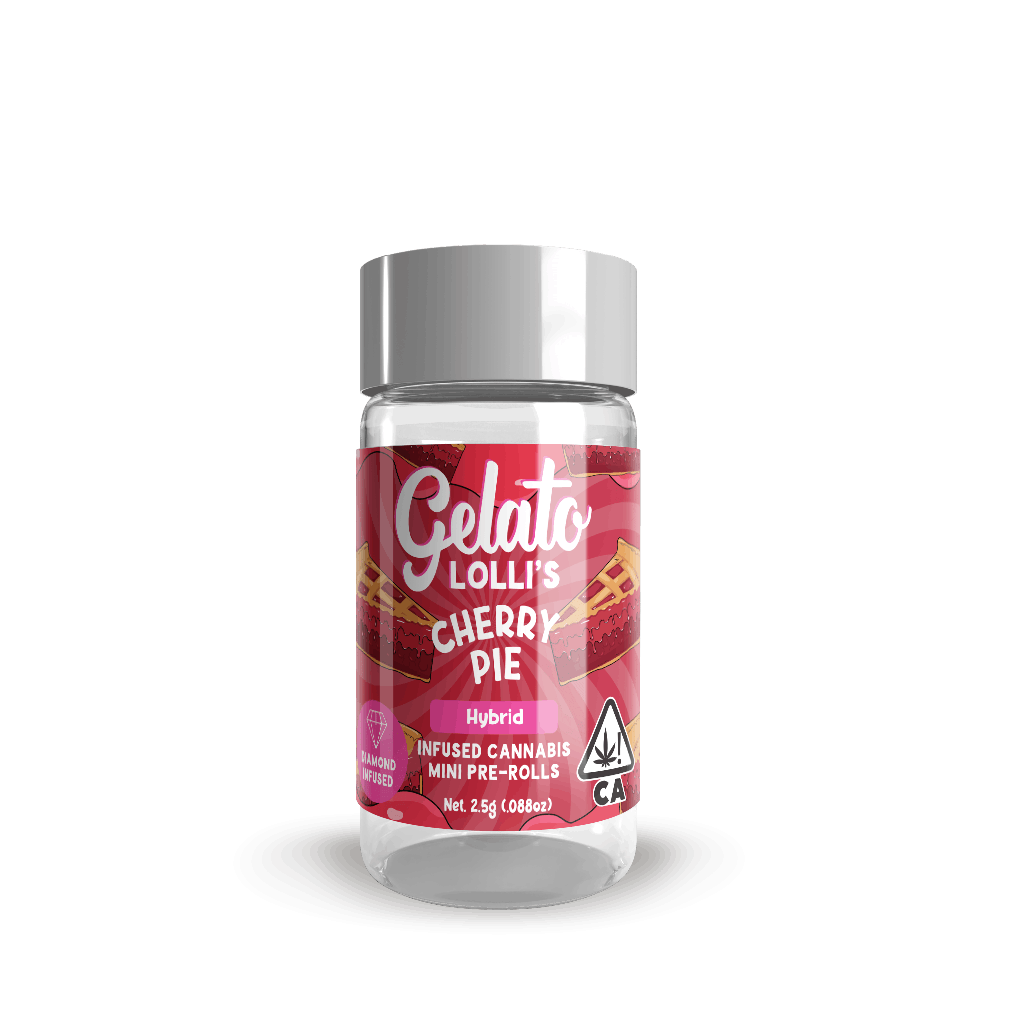 Gelato Lolli's | .6gx5pk - Cherry Pie - Infused Pre-Rolls - Hybrid - Gelato -  - $33.50 - Pre-Rolls