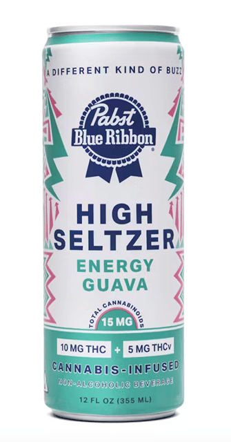 Pabst: Pbr Daytime Guava Cannabis Seltzer