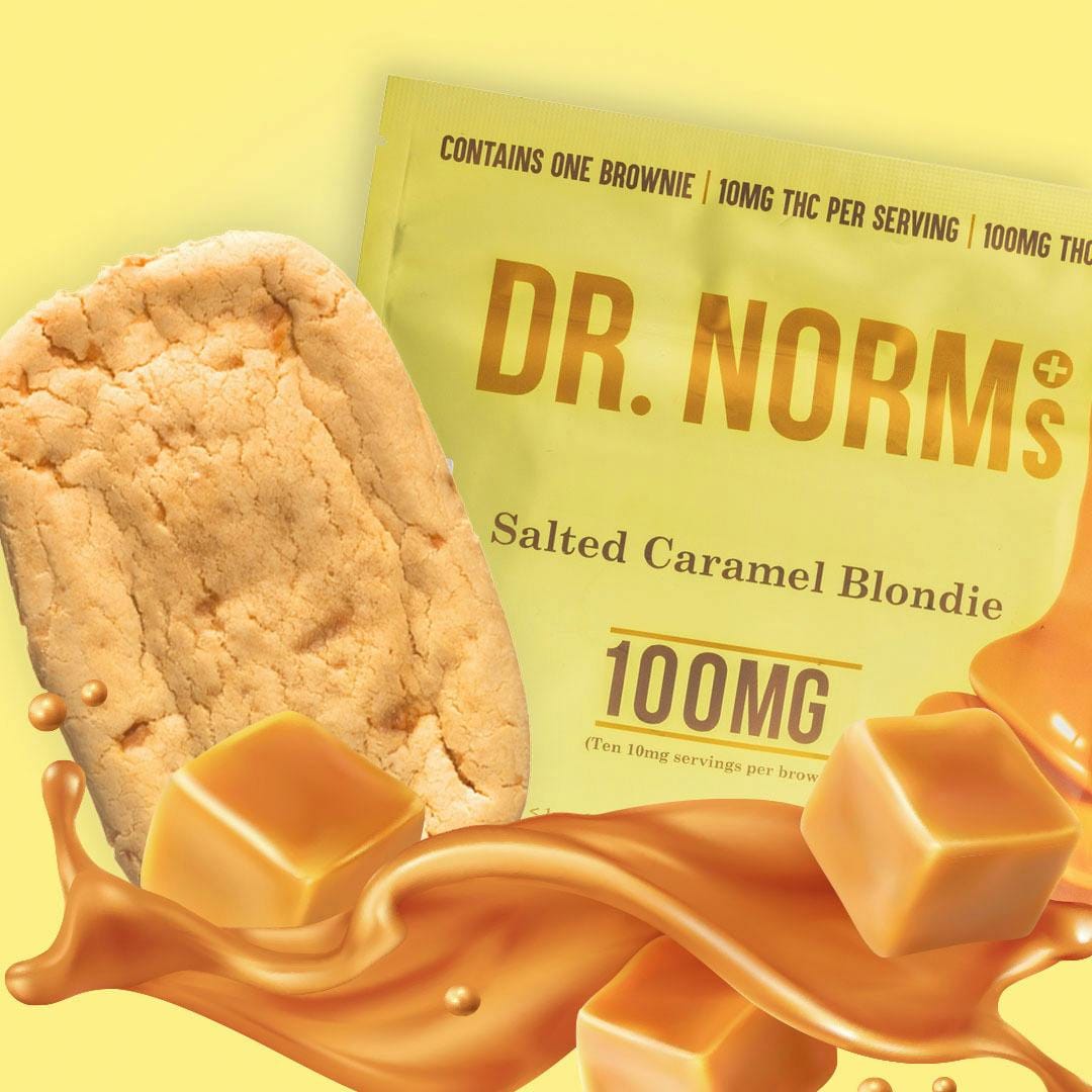 Salted Caramel Blondie 100mg - Dr. Norm's -  - $17.50 - Edibles