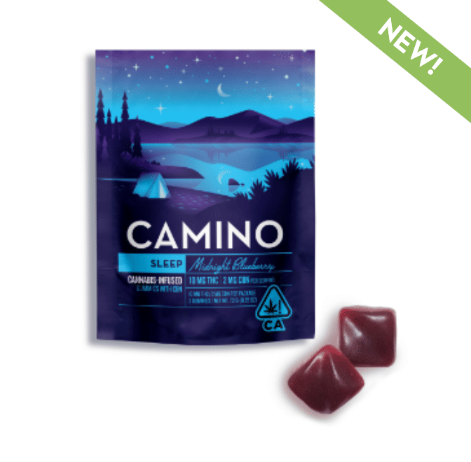 2pk MIDNIGHT BLUEBERRY Gummy - Camino -  - $3.85 - Edibles