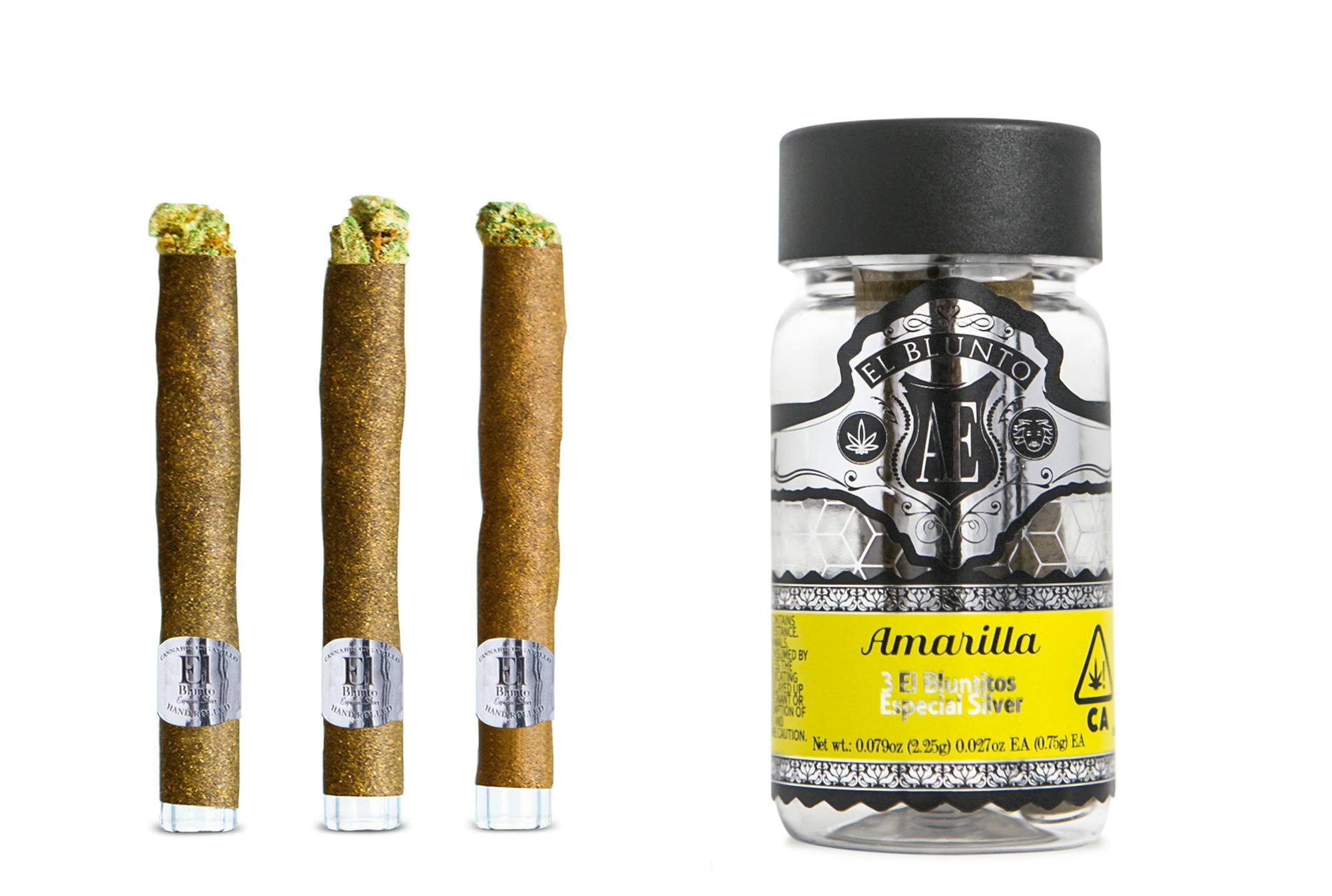 Amarilla - 2.25g 3 Mini Blunt Pack - El Blunto - .75g 3 Pack - $33 - Blunt Pack