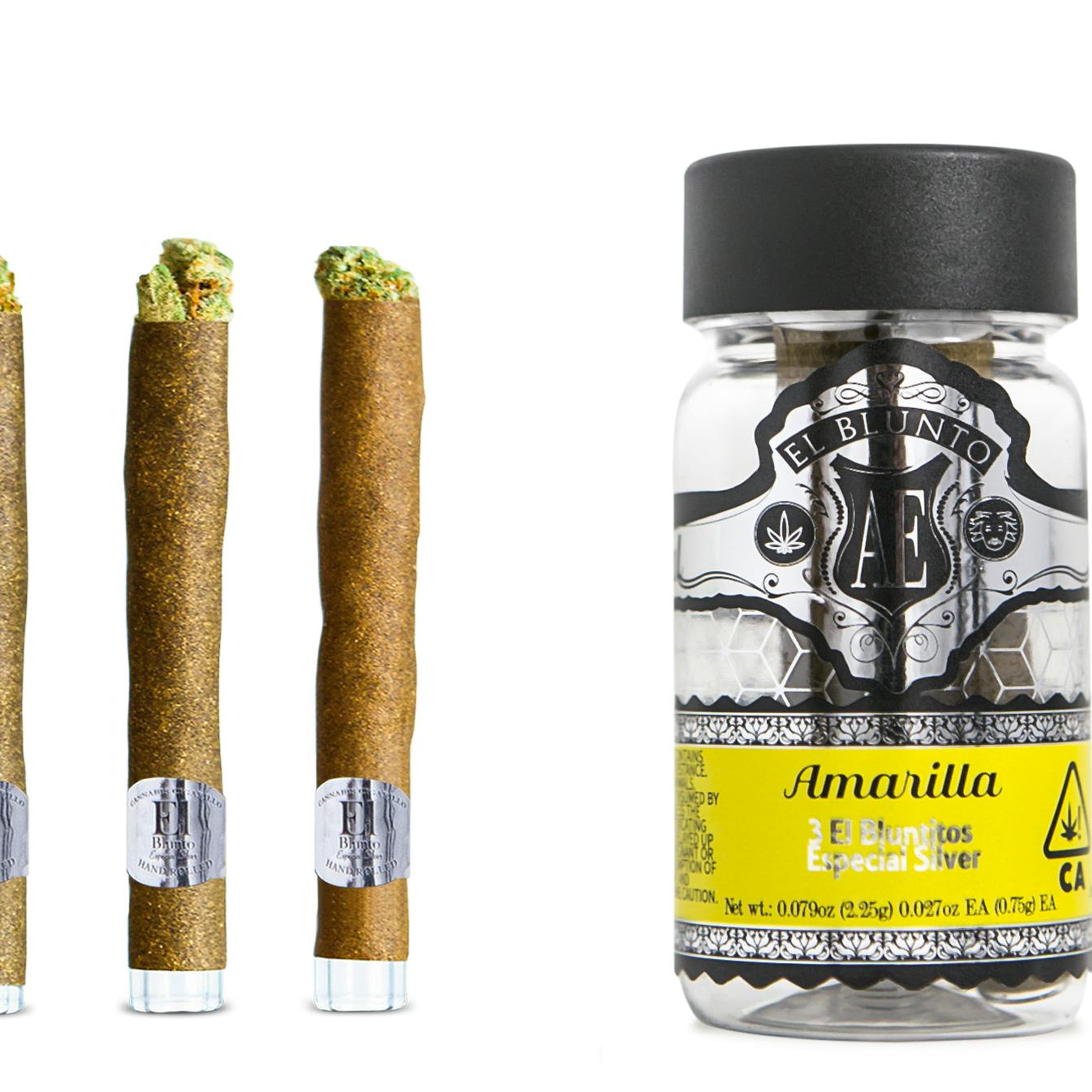 Amarilla - 2.25g 3 Mini Blunt Pack - El Blunto - .75g 3 Pack - $33 - Blunt Pack