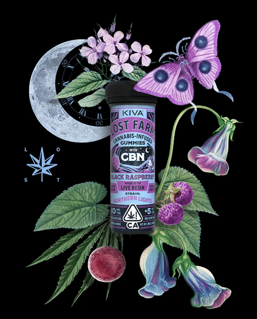 Black Raspberry x Northern Lights CBN 10:5 - Gummies (100mg)
