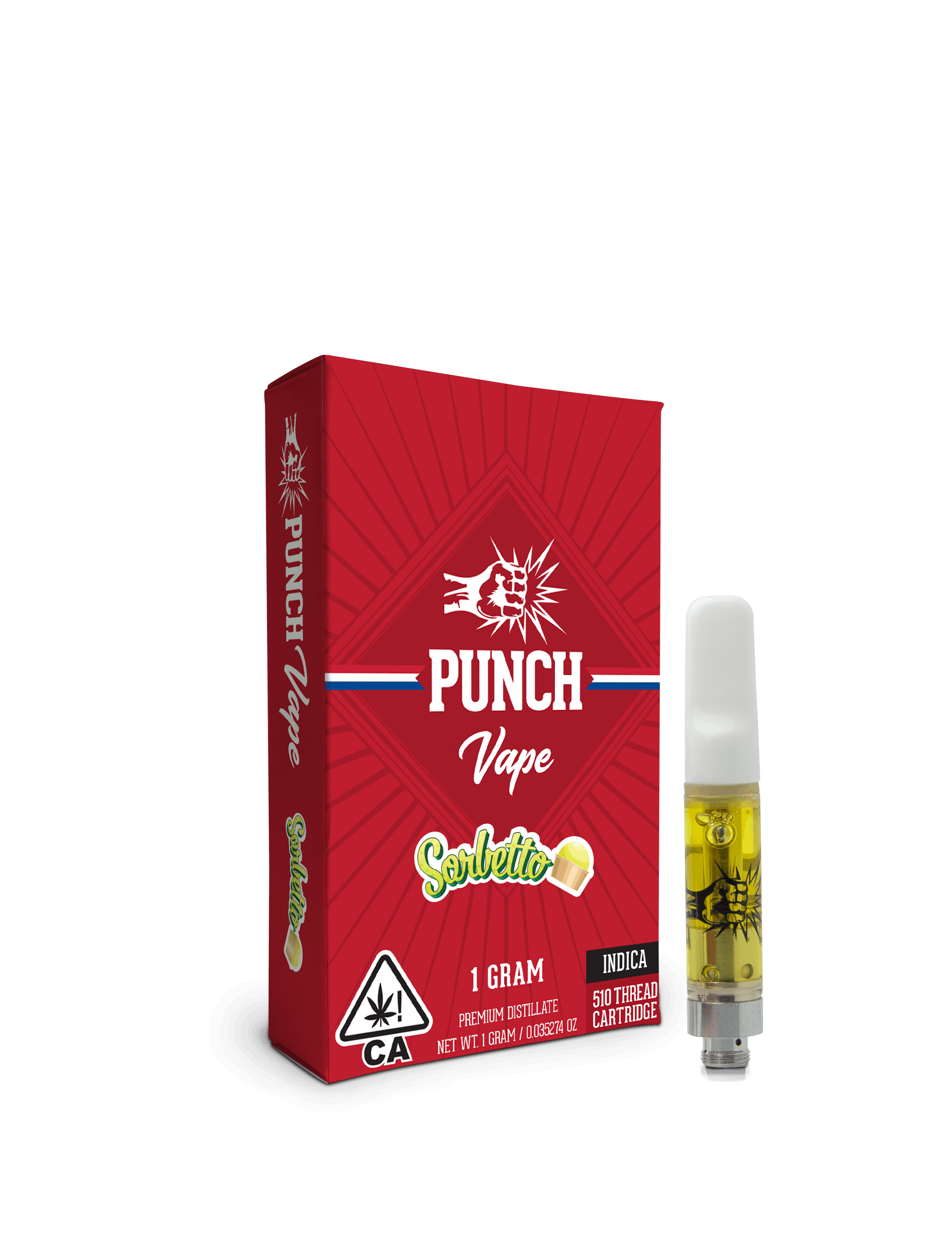SORBETTO 1G REFILL - Punch -  - $15.05 - Vape Cartridge