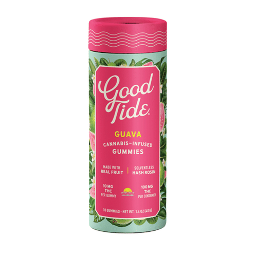 $27.76 Good Tide Guava Solventless Hash Rosin Gummies - Good Tide -  - $19.99 - Edibles