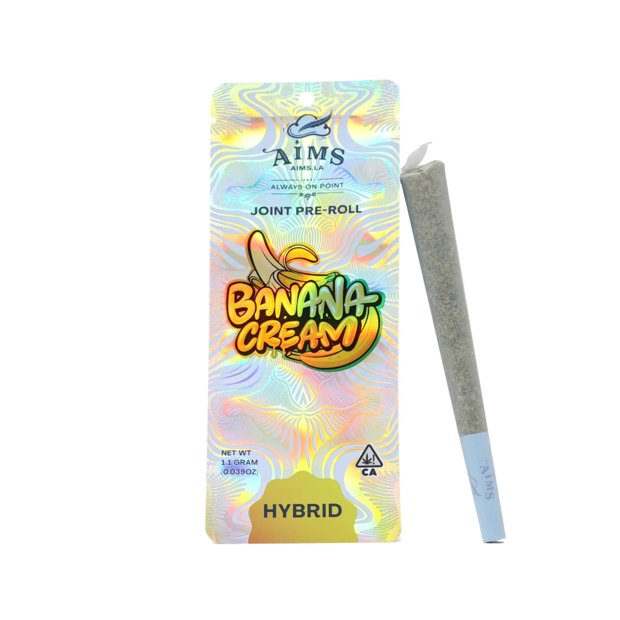 Banana Cream Pre-Roll - 1.1g - Aims Horticulture -  - $8 - Pre-Rolls