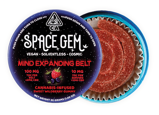 Space Gem Sweet Wildberry Mind Expanding Belt Gummy