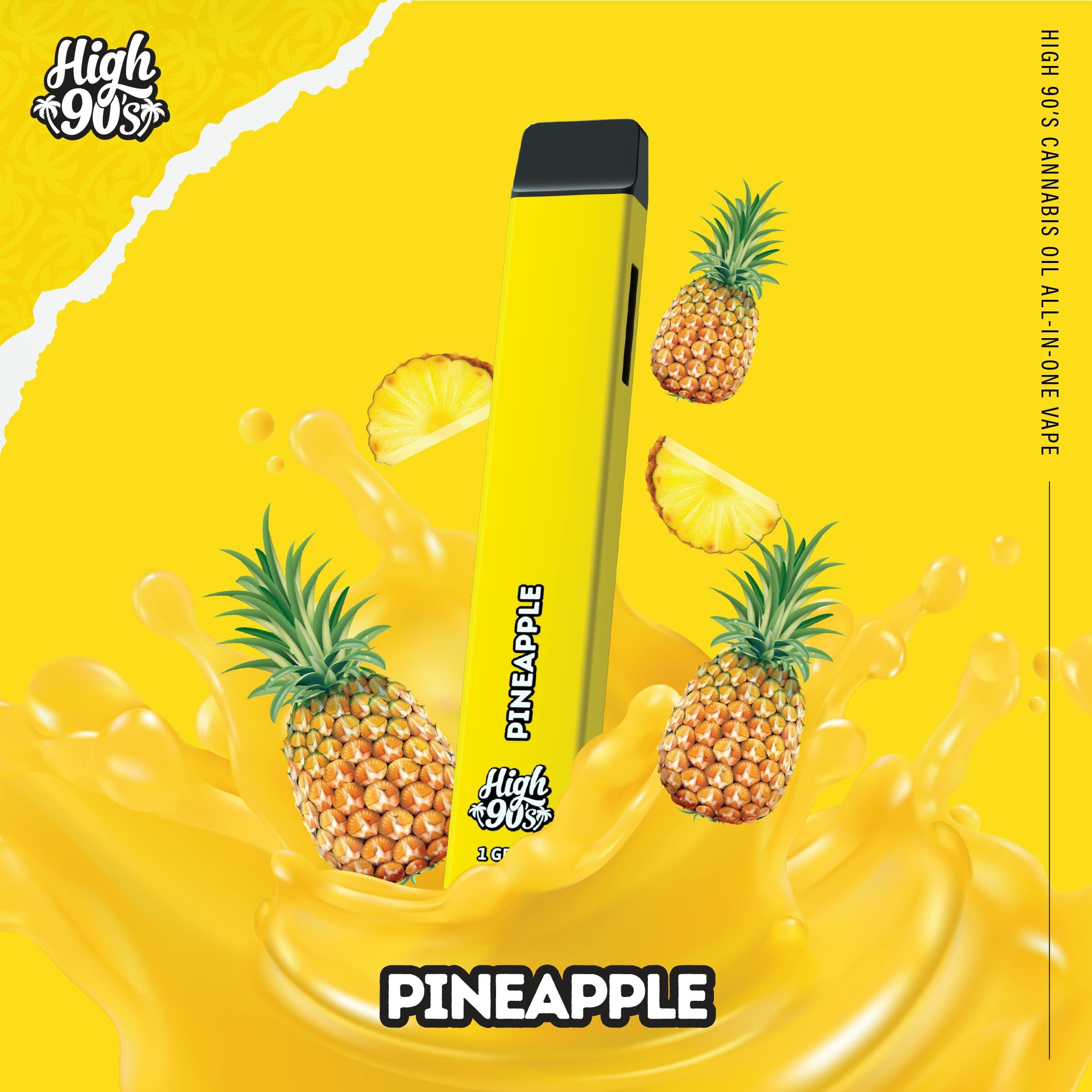 High 90s : Pineapple 1g All-In-One Vape - HIGH 90s -  - $30 - Vape Pens