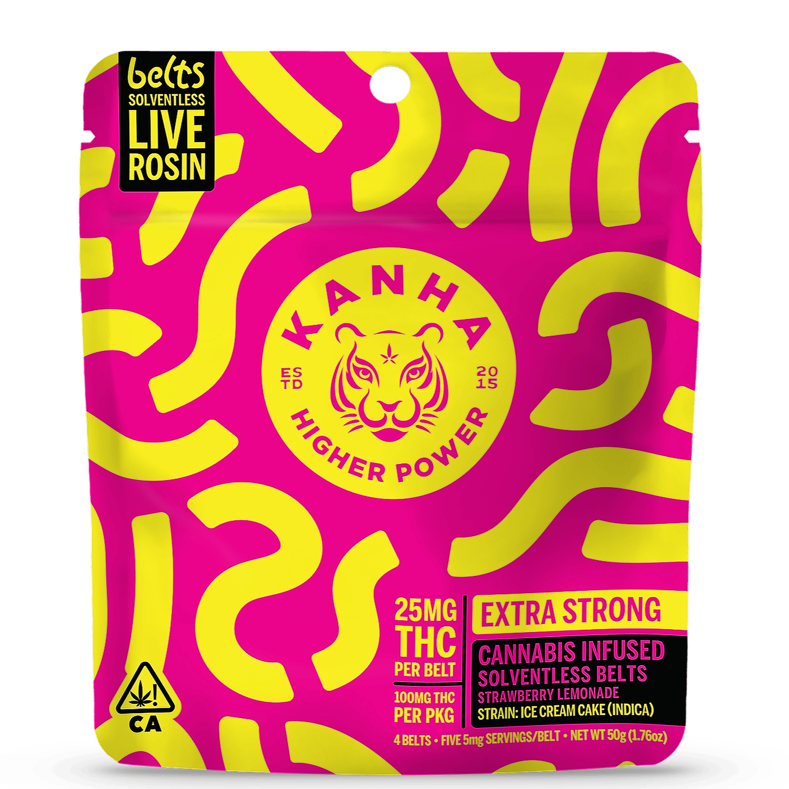 STRAWBERRY LEMONADE ROSIN BELTS - Kanha -  - $20.05 - Edibles