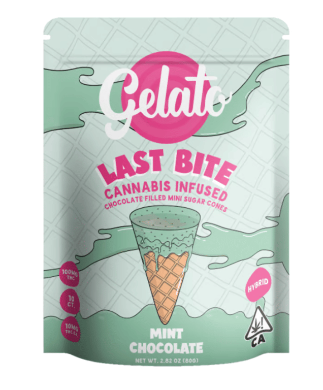 Gelato: Last Bite Mint Mini Cones